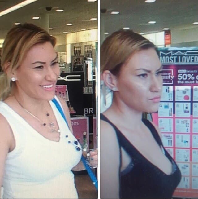 #LadyMakeUp es buscada por robar $ 2,000 en maquillaje, indica policía de Greenville