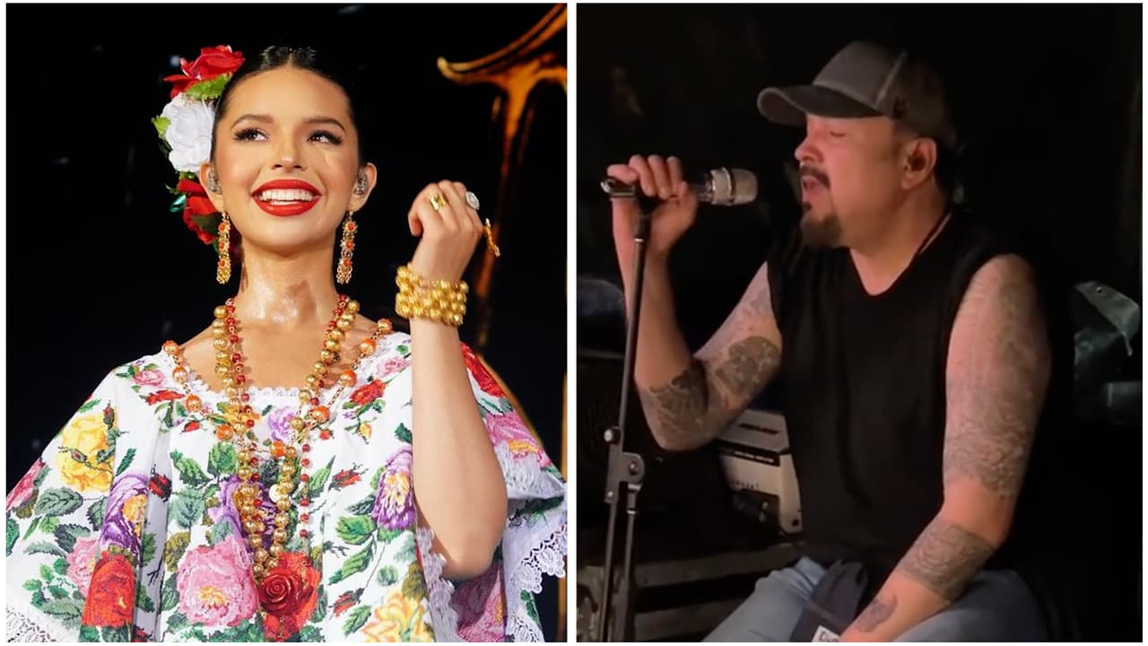 Pepe Aguilar fue corista de Ángela de incógnito y fans destacan que la dejó "brillar" en el escenario