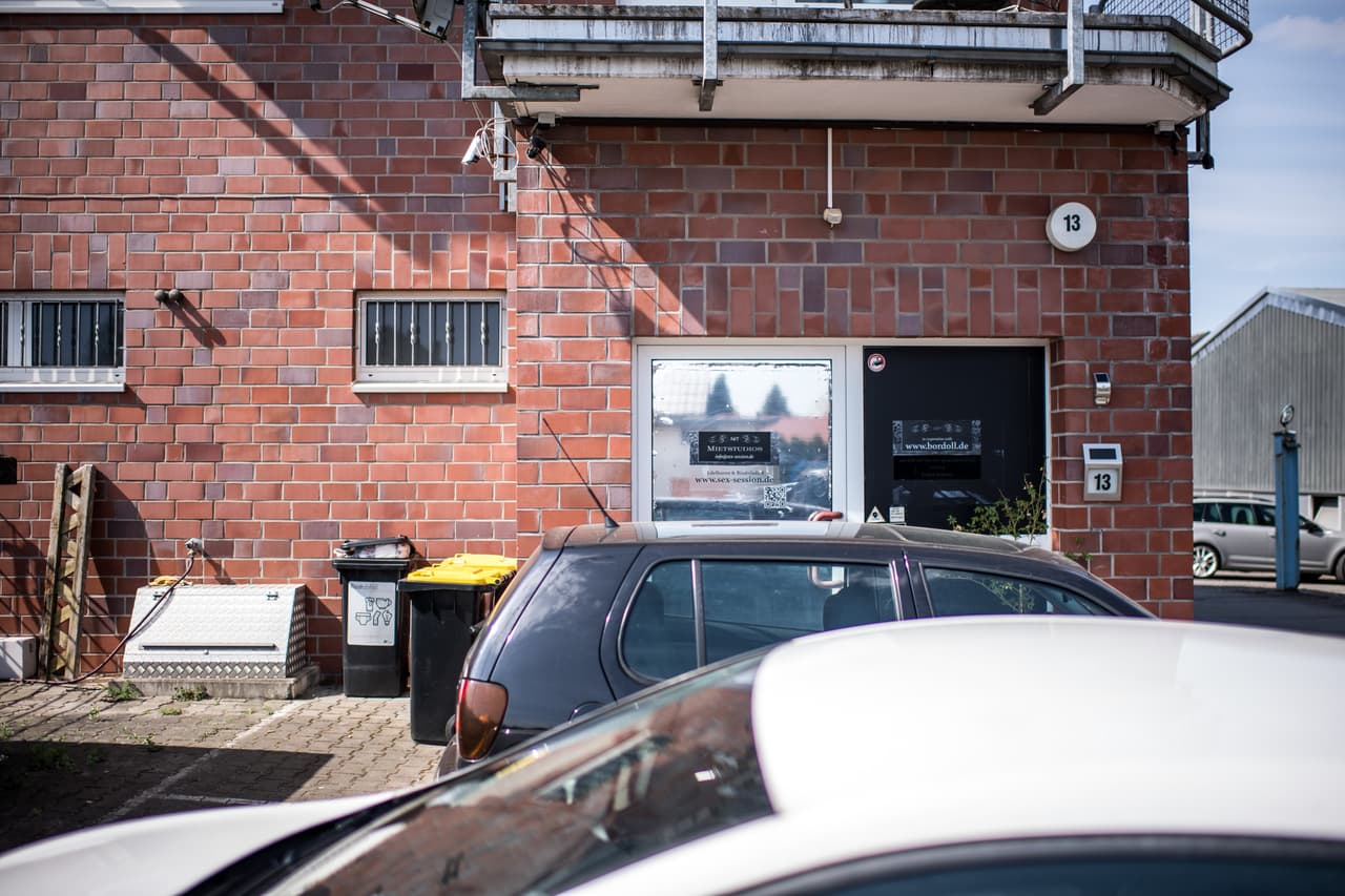 La entrada principal de 'Bordoll', en Dortmund, Alemania.