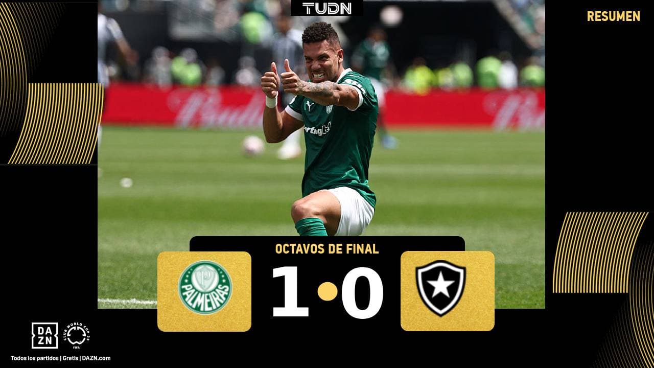 Palmeiras, en tiempos extra, vence Botafogo y está en Cuartos del Mundial de Clubes