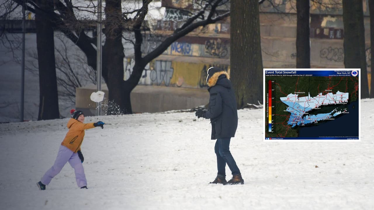 Más nieve en camino para Nueva York este viernes: estos son los acumulados esperados