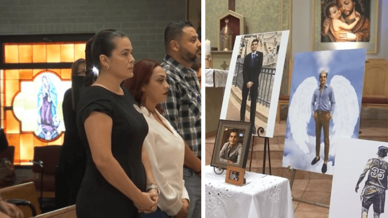 Realizan misa a Sebastián Carpio por su cumpleaños; tendría 20 años