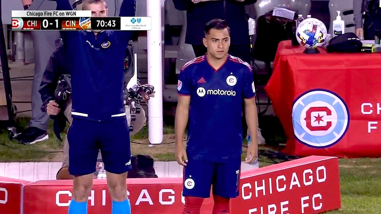 Jairo Torres ya debutó en la MLS con el Chicago Fire