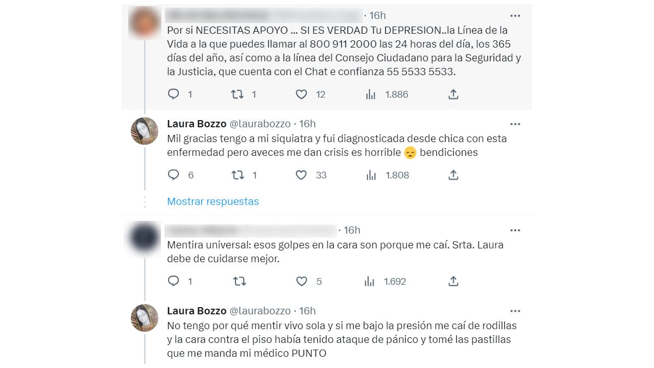Laura Bozzo respondió algunos comentarios de sus seguidores.