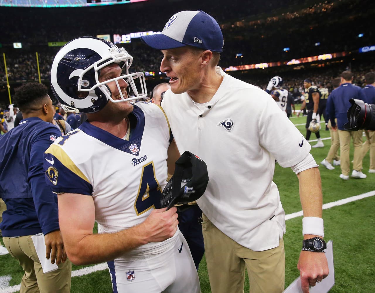 Zuerlein se sobrepuso a la distancia y al entorno hostil, escandaloso y a la distancia de 57 yardas para mandar a los LA Rams al Super Bowl por cuarta vez en la historia de la franquicia.