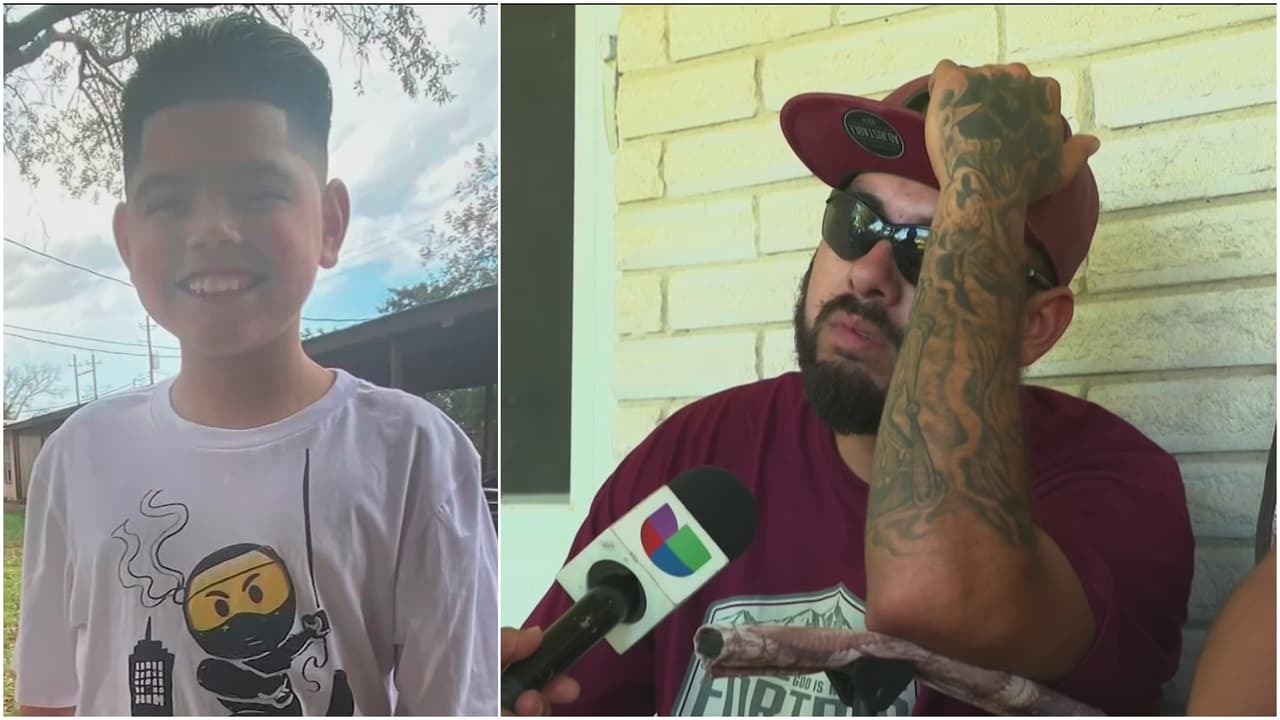 <b>"Me dijeron que no era bueno verlo en el estado que estaba": padre de niño que murió en tiroteo en Uvalde, Texas</b>
<br>
<br>Entre lágrimas, José Flores narró cómo se enteró que su hijo había sido una de las víctimas mortales de la masacre ocurrida en la Escuela Primaria Robb. "Lo vamos a extrañar, lo queremos mucho", dijo el padre, cuyo hijo tenía su mismo nombre.