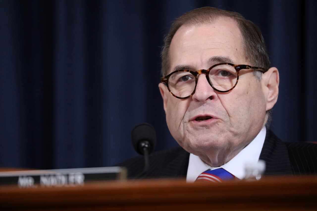 El presidente del Comité Judicial de la Cámara de Representantes, el demócrata Jerry Nadler.