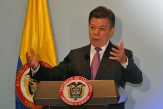 El presidente de Colombia, Juan Manuel Santos.
