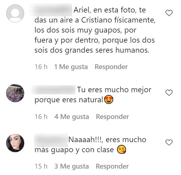 Algunos de sus seguidores afirmaron que sí tiene un cierto parecido al jugador del Juventus, pero hubo otros que consideran que 
<b><a href="https://www.univision.com/famosos/por-primera-vez-en-su-vida-ariel-lopez-padilla-celebrara-la-navidad-con-todos-sus-hijos-fotos" target="_blank">el actor es más "bello"</a></b>. 
<br>