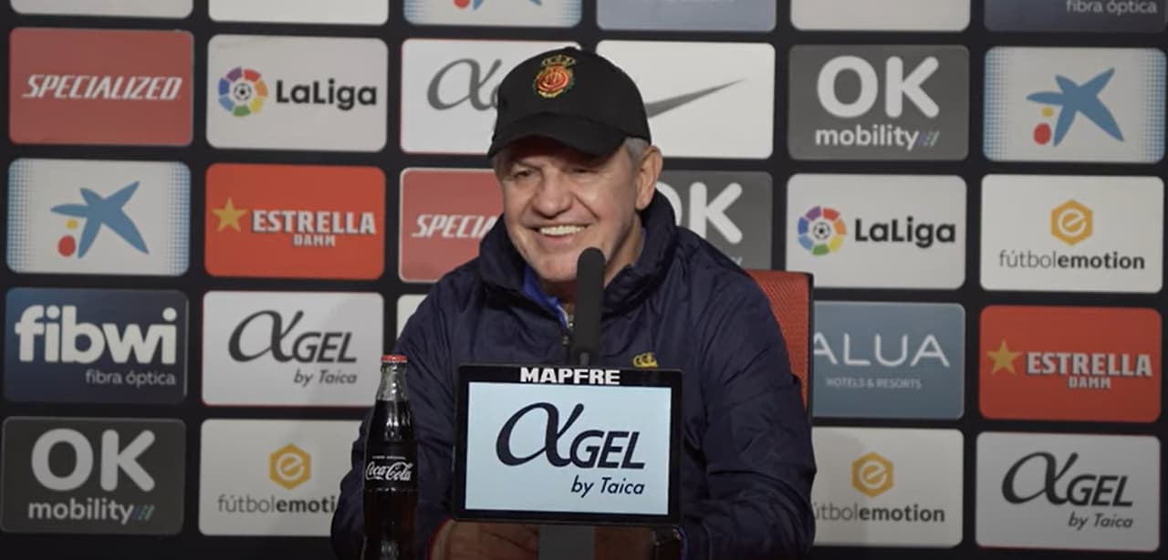 Javier Aguirre llama "sinvergüenza" a uno de sus jugadores en Mallorca