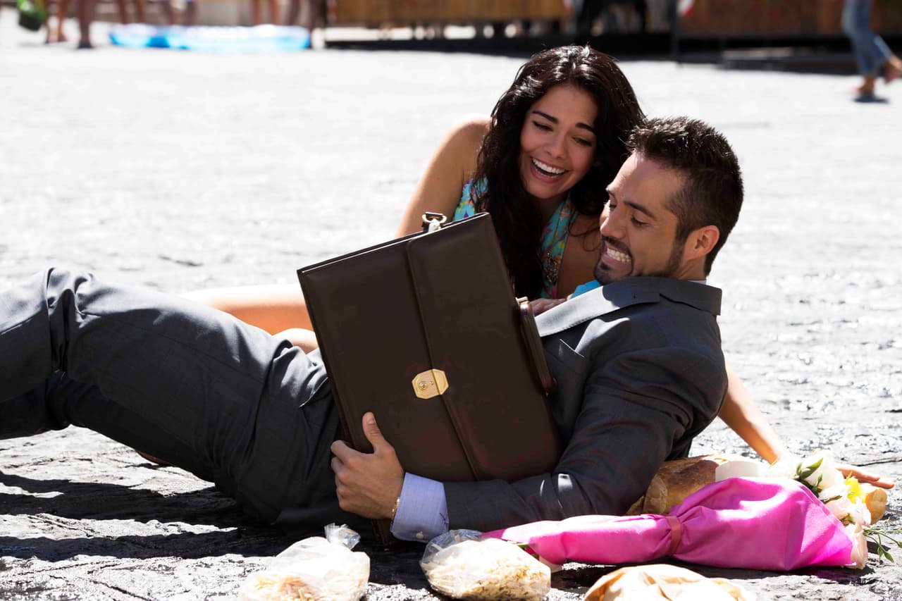 Livia y José sí que disfrutaron grabar las escenas del capítulo de estreno.