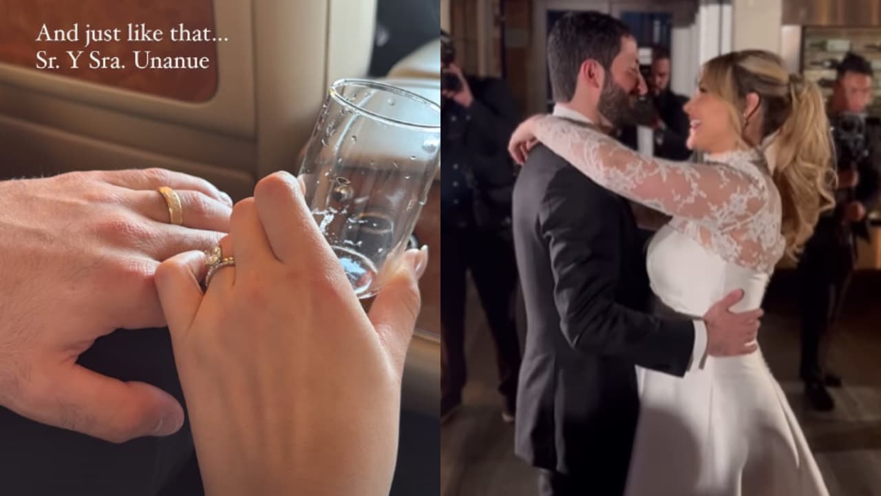 Migbelis Castellanos se casó con Jason Unanue después de poco más de un año de relación.