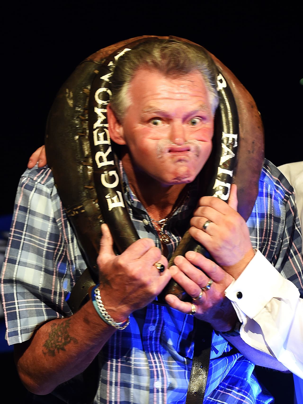 Fue Gordon Blacklock, de Whitehaven, quien dejó en shock a todos al hacer este gesto.