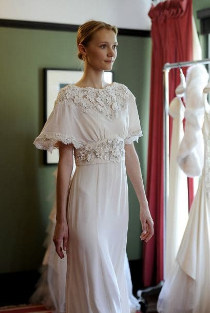 Otro tipo de mangas que recomendamos para este tipo de cuerpo son las mangas amplias drapeadas.