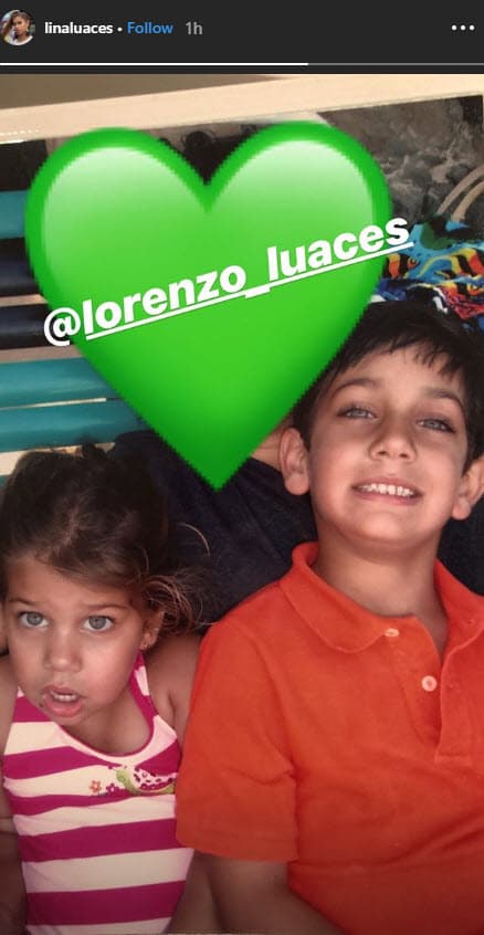 Lina compartió esta tierna imagen de su infancia al lado de su hermano para celebrar esta fecha.