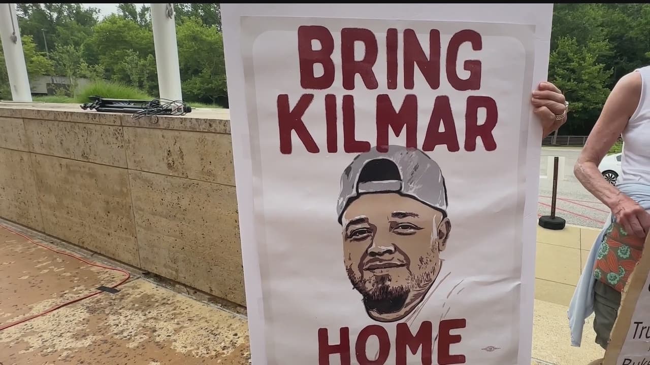 Protestan en Maryland para pedir el regreso de Kilmar Ábrego; su futuro está en riesgo