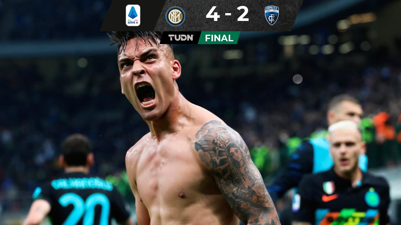 Inter no se rinde en la lucha por el título y le remonta al Empoli