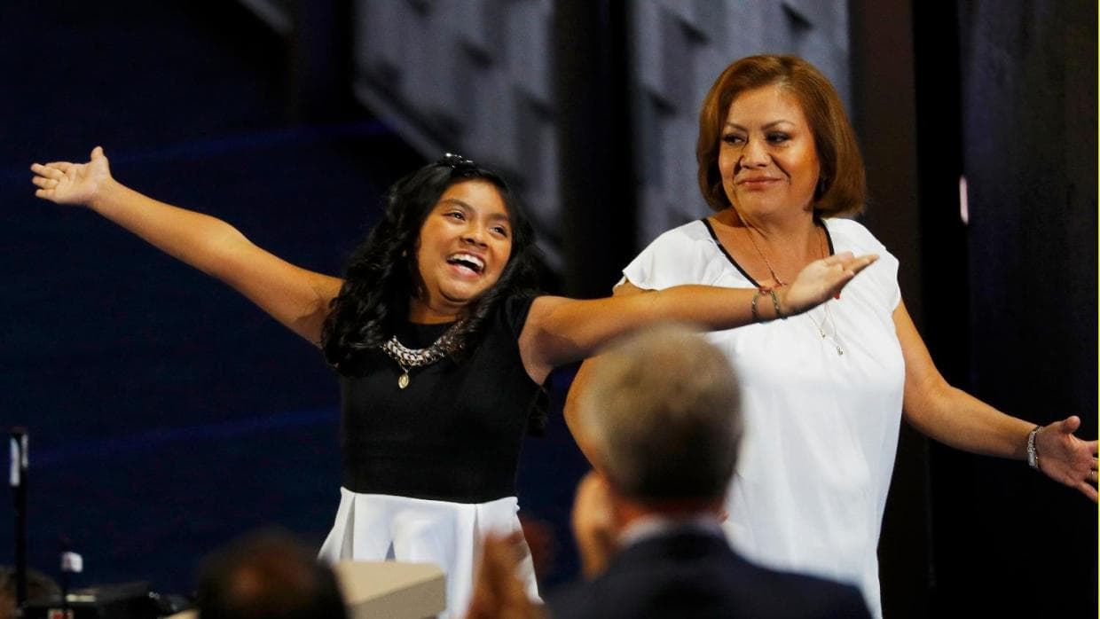 At the DNC, Hispanic diversity on proud display