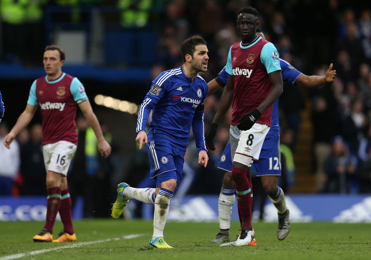Chelsea 2-2 West Ham: Cesc Fábregas evitó nueva derrota de los 'Blues' 