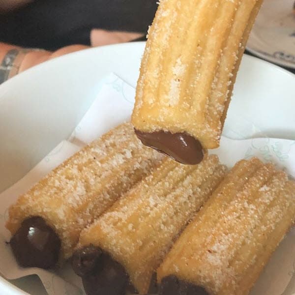 Se deleitaron con helado, churros y otras dulces delicias.