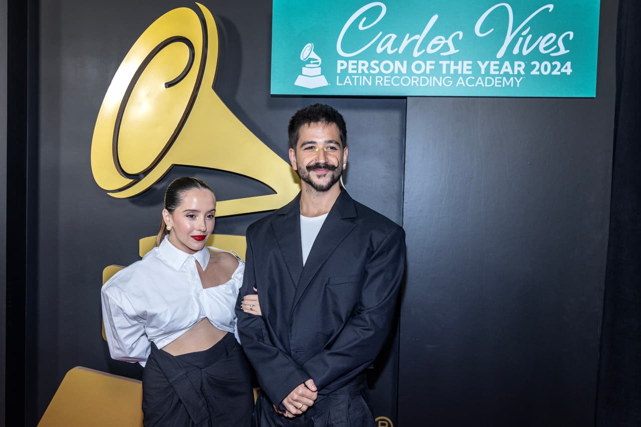 Evaluna y Camilo fueron parte de las personalidades que acompañaron a Carlos Vives.