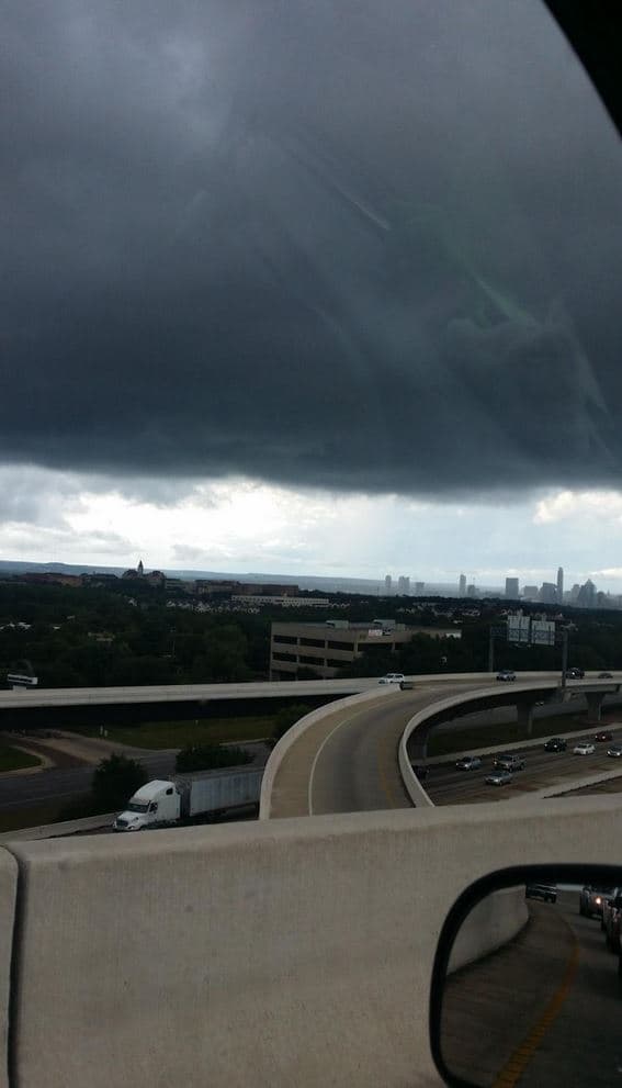 La audiencia compartió fotos de la zona tras el paso de la tormenta Bill.