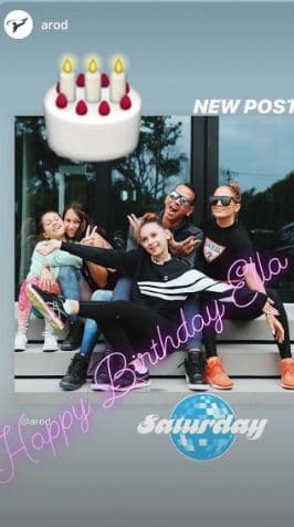 Por su parte, la 'diva del Bronx' no se quedó atrás y publicó una fotografía familiar para felicitar a la cumpleañera.