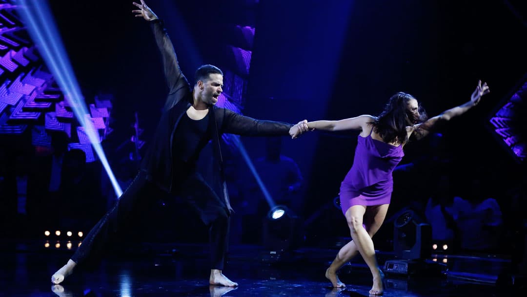 Después de una dura semana de ensayos, el actor por fin pudo ver los resultados de tanto trabajo.