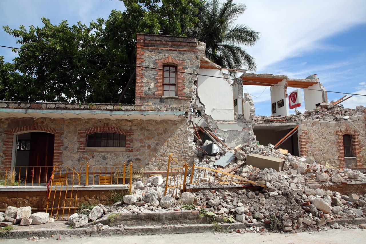 El museo, que se encuentra a la entrada de la ciudad de Jojutla, quedó completamente destruido.