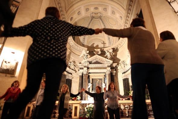 Donde ha tenido lugar la vigilia para el grupo de habla española e italiana.