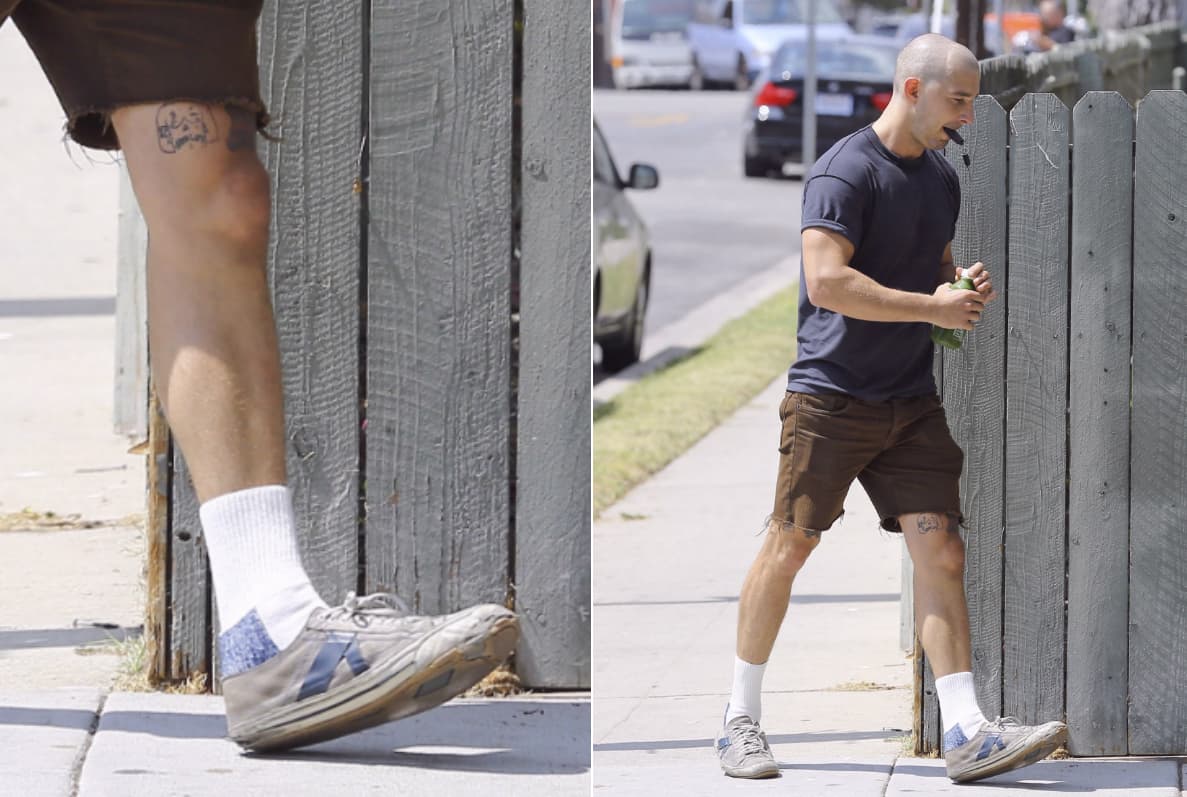 Cada vez que sale a correr, trotar o de 'hiking' Shia LaBeouf demuestra que ama los tenis bajos que le permitan estabilidad.
