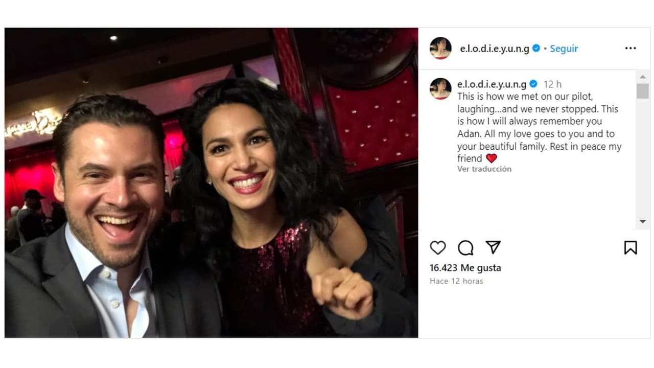 La actriz Elodie Yung despidió a su coestrella en ‘The Cleaning Lady’, Adan Canto.