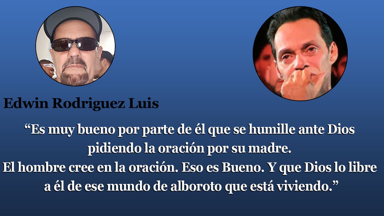 Oraciones para la mamá de Marc Anthony.