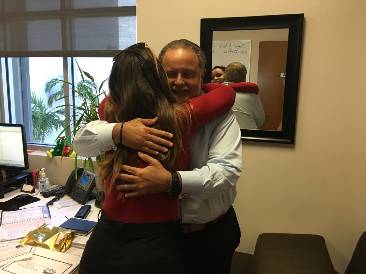 El reencuentro con Raúl de Molina fue emocionante.