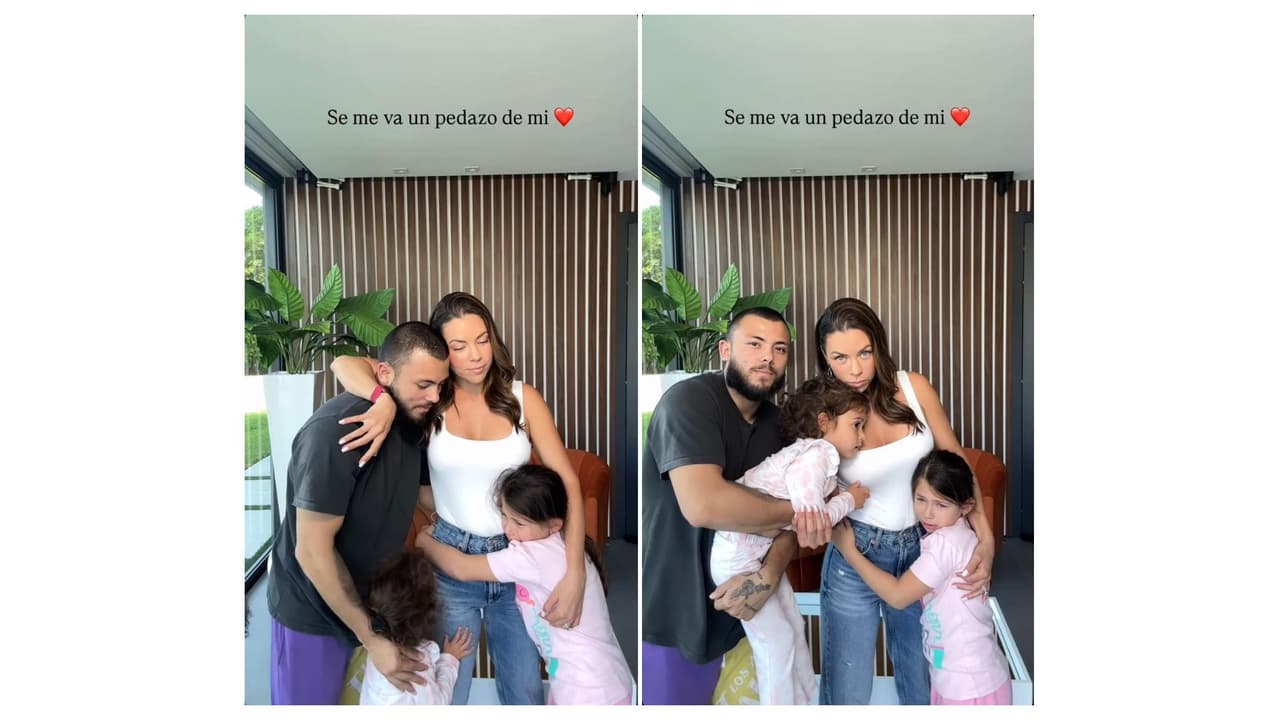 Hermana de Cristian Carabias llora desconsolada ante la partida de su hermano.