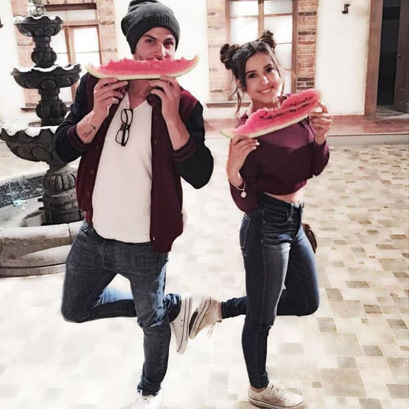 Previo a confirmar su relación, Horacio salió en defensa de Paulina con esta foto y aseguró que es la mejor compañera que ha tenido para la novela 
<a href="http://www.univision.com/novelas/un-camino-hacia-el-destino/*12">"Un camino hacia el destino".</a>