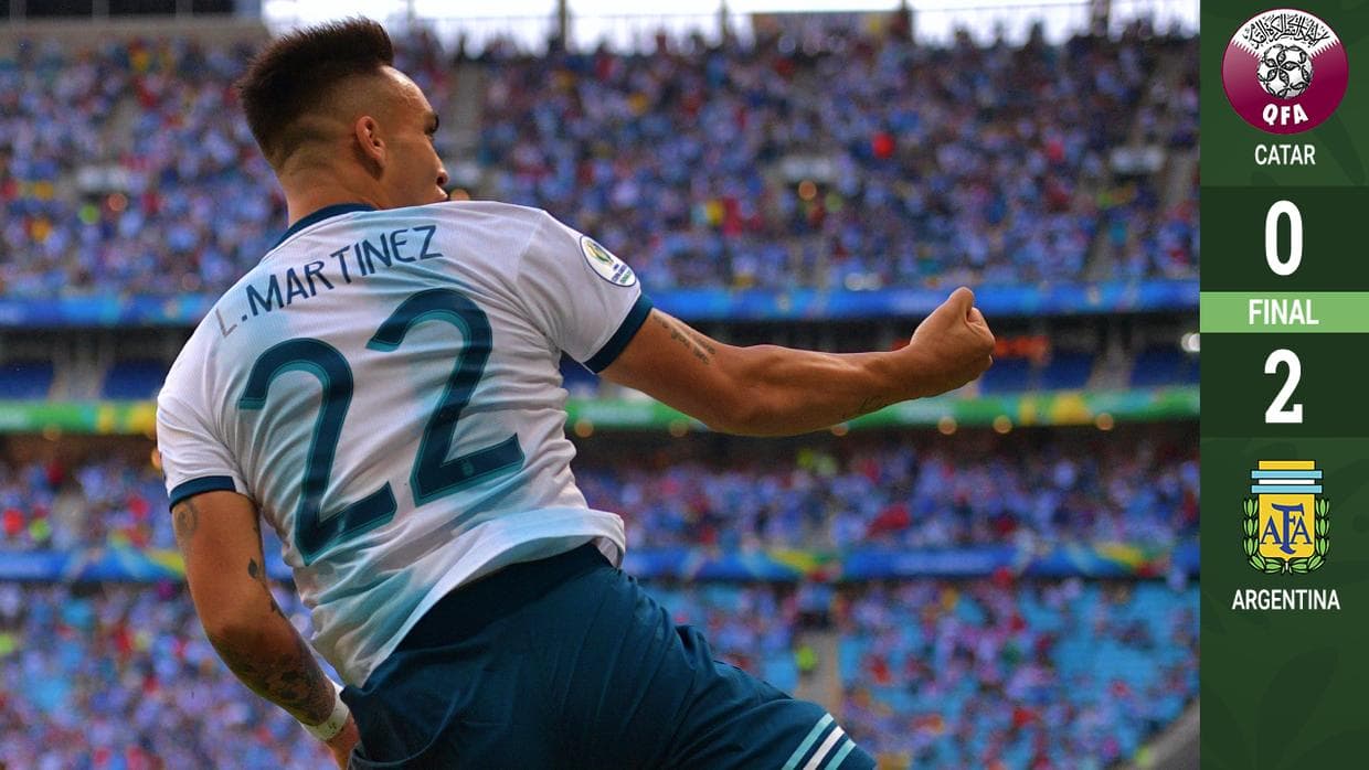 Argentina echó a Catar y busca vendetta con Venezuela en Cuartos de Final
