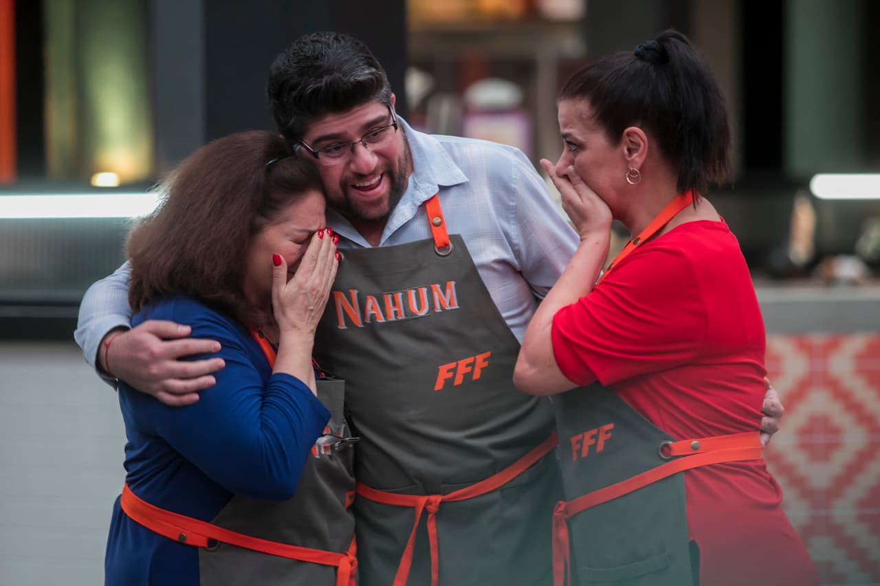 Después de degustar el rico bufette de desayunos, los jueces decidieron dar inmunidad a los Nahum, de tal forma que obtuvieron su pase automático al tercer programa de Familias Frente al Fuego, y se libraban de realizar el tercer reto de la noche.