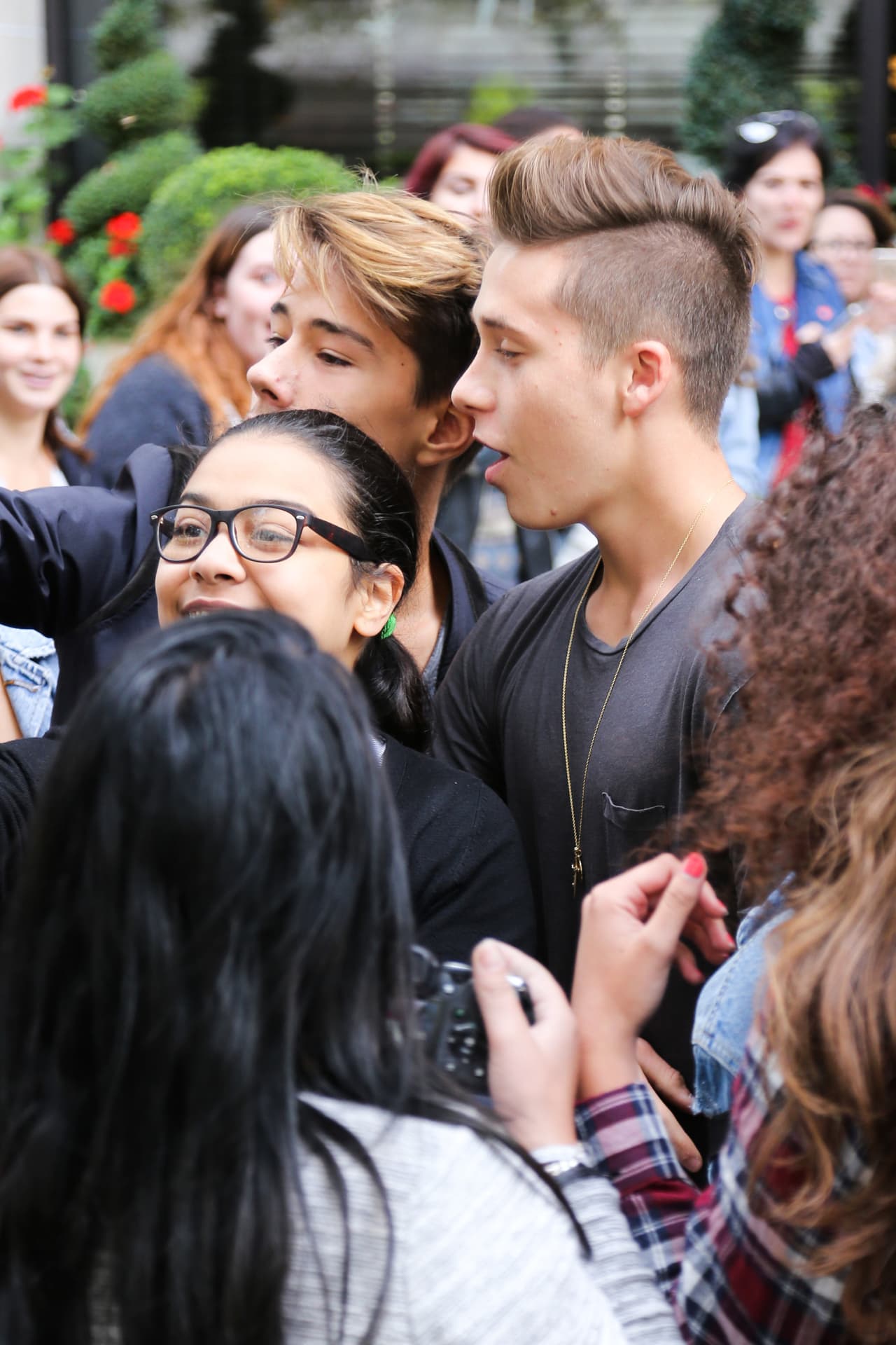 Varios fans reconocieron al guapo modelo.