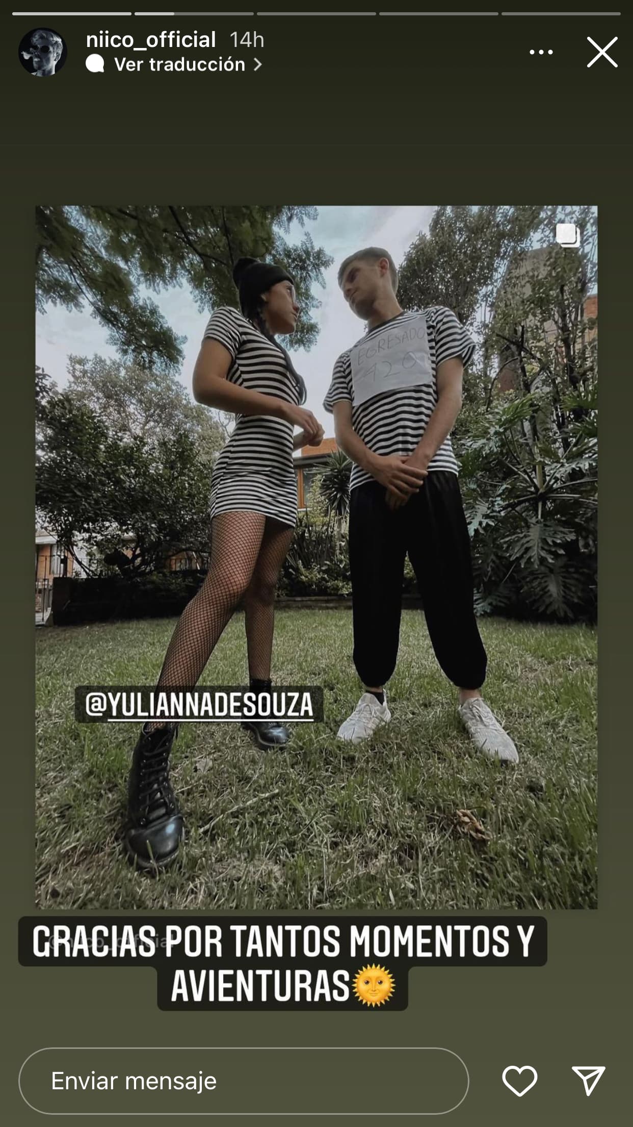 Además, la chica es de ascendencia brasileña y es cantautora y actriz, aspectos en los que coincide con el hijo de Ludwika Paleta. 
<br>