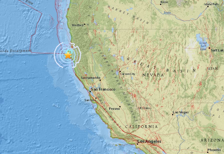 Un temblor de magnitud 4.3 sacude el norte de California