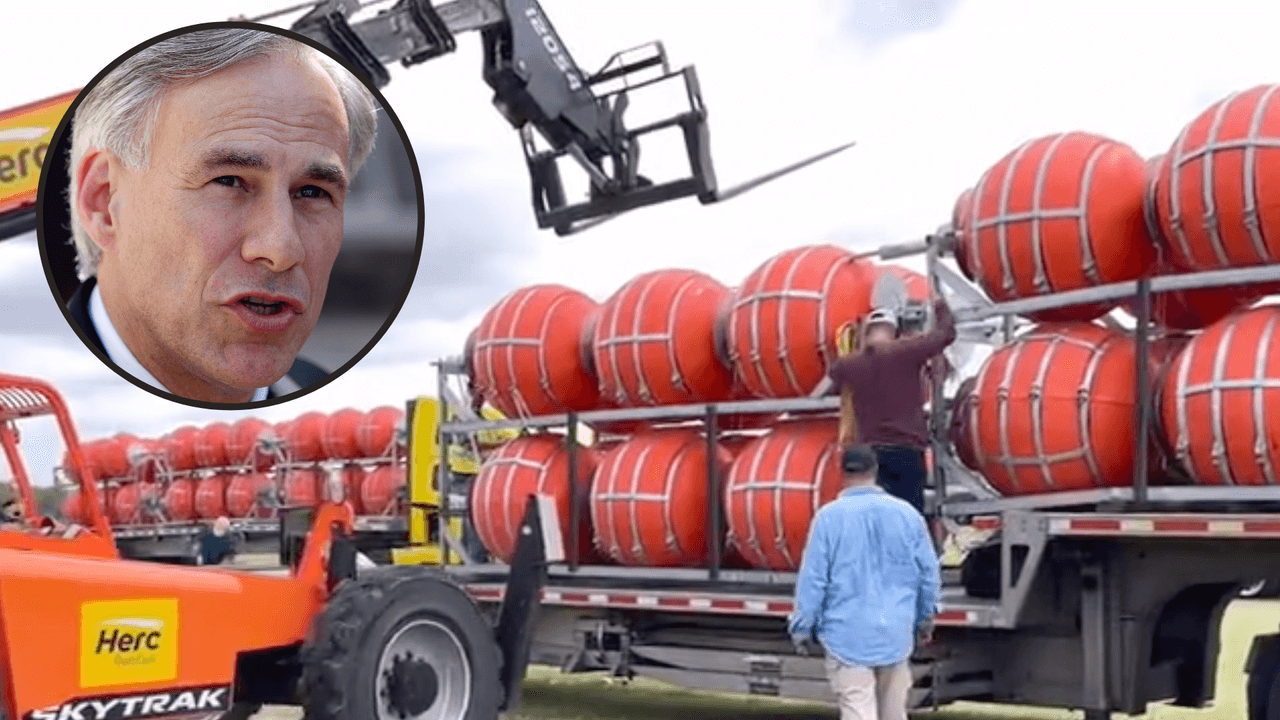 Presentan una demanda contra el muro fronterizo flotante del gobernador Greg Abbott