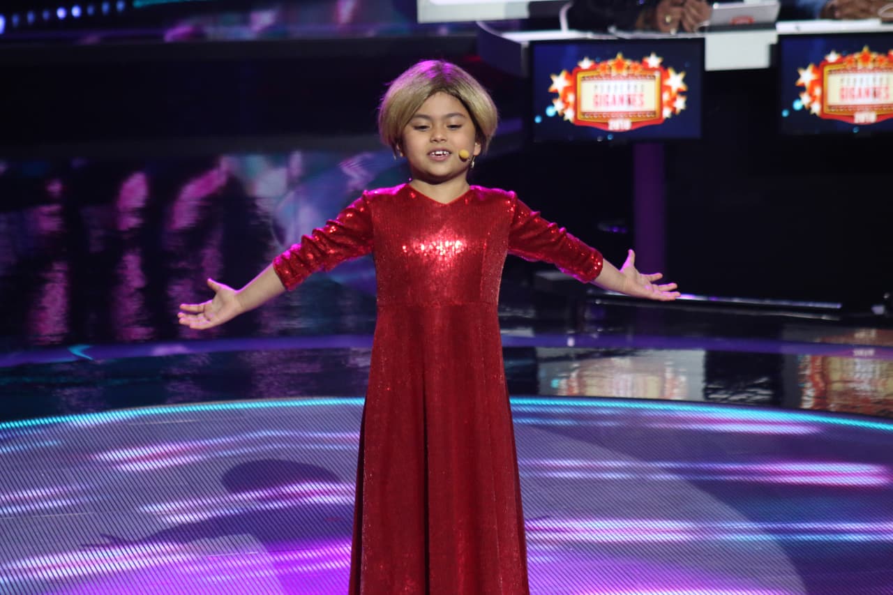 La última imitación de la noche estuvo a cargo de Natalia.