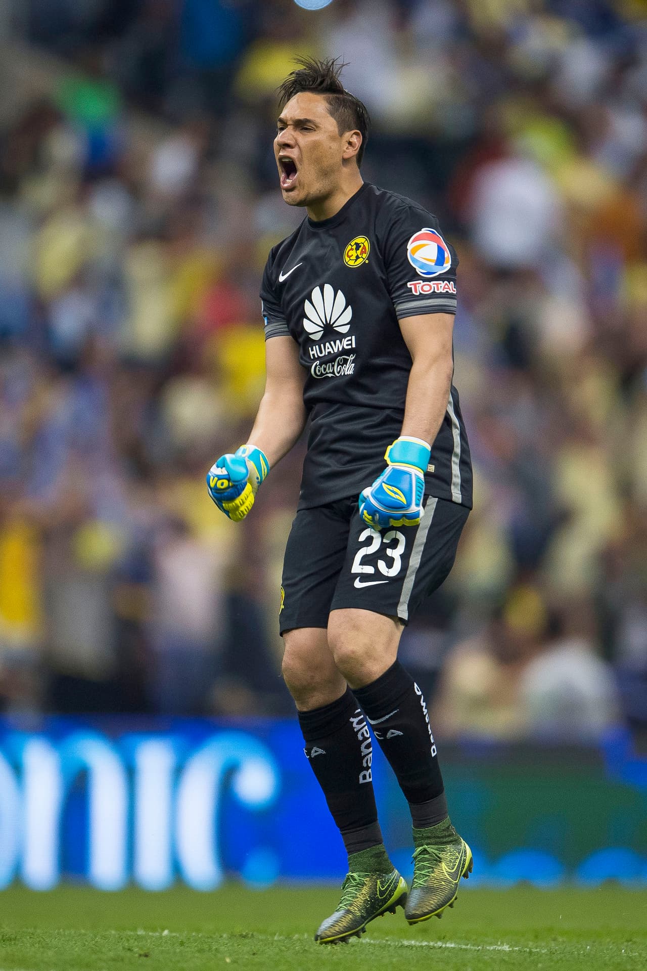 Dichas actuaciones le valieron ser convocado a la Selección por Miguel Herrera en la Copa Oro donde peleó por la titularidad que terminó en manos de Guillermo Ochoa. No obstante el cancerbero del América no bajó los brazos y siguió luchando por ganarse un lugar fijo en el combinado tricolor.