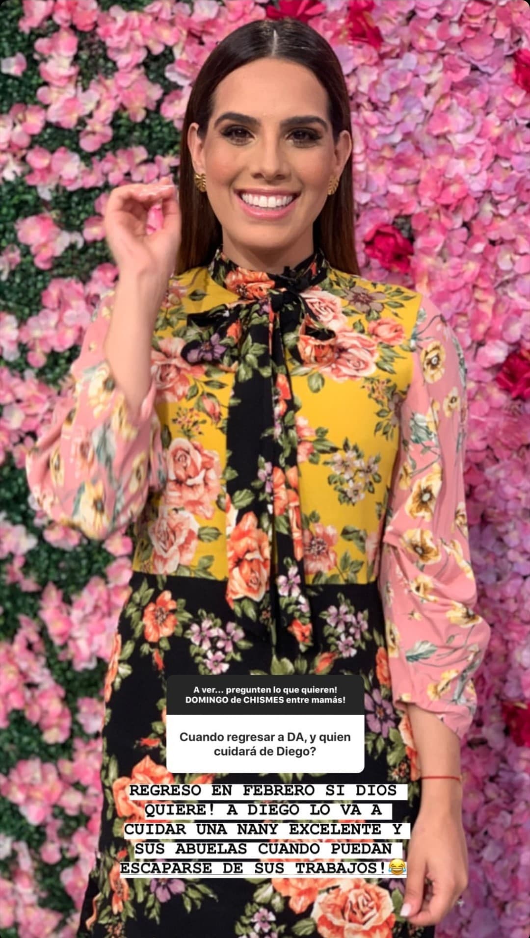 La experta en moda respondió a múltiples preguntas mediante sus 'stories' de Instagram en las que cuenta su experiencia como 
<a href="https://www.univision.com/shows/despierta-america/andrea-chediak-lleva-con-ilusion-un-milagrito-en-su-vientre-asi-de-feliz-anuncio-su-embarazo-fotos" target="_blank">madre de Diego</a>. Ahí mismo reveló que el regreso al trabajo se aproximaba.