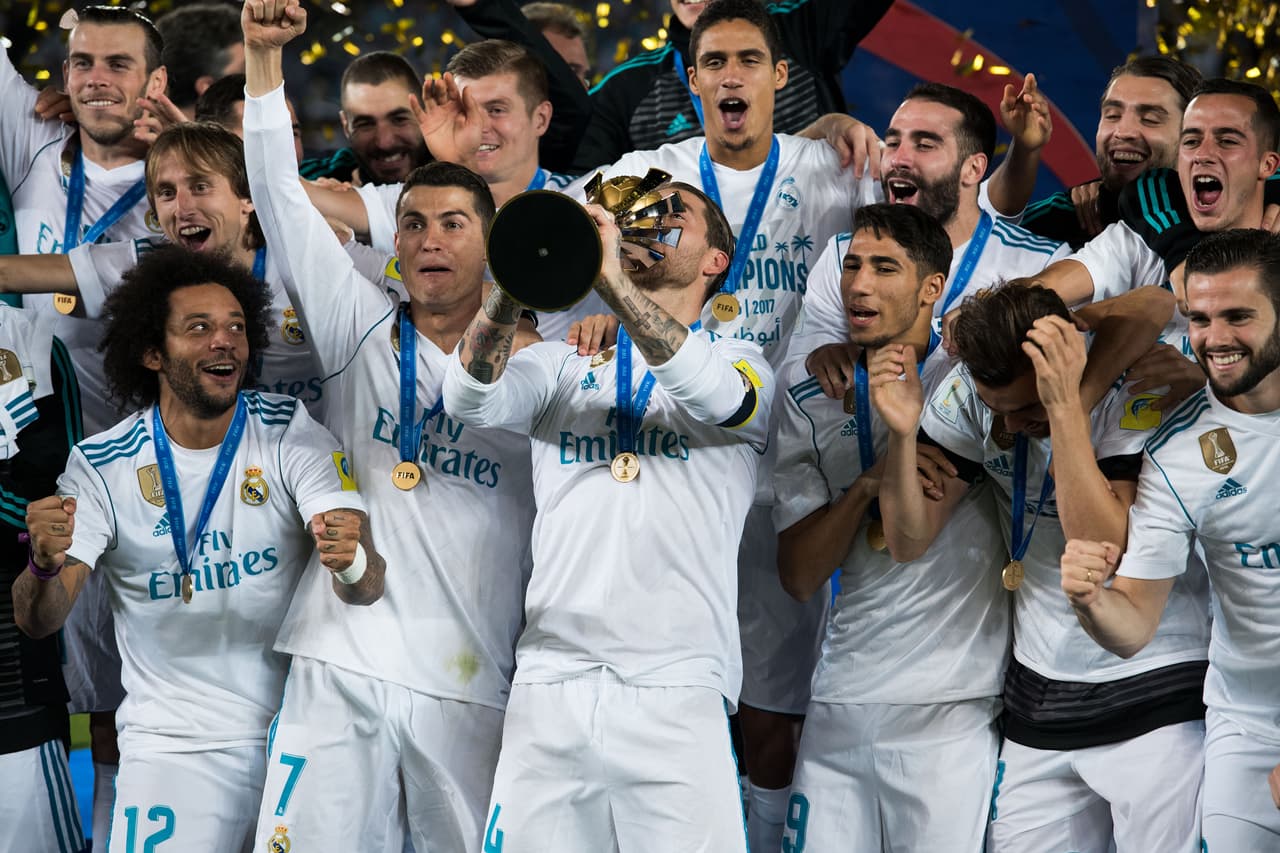 El equipo Merengue se convirtió en el primer bicampeón del Mundial de Clubes al vencer 1-0 al Gremio en la final. Y el festejo no se hizo esperar entre todas las figuras del conjunto español que consiguió su quinto título del 2017.