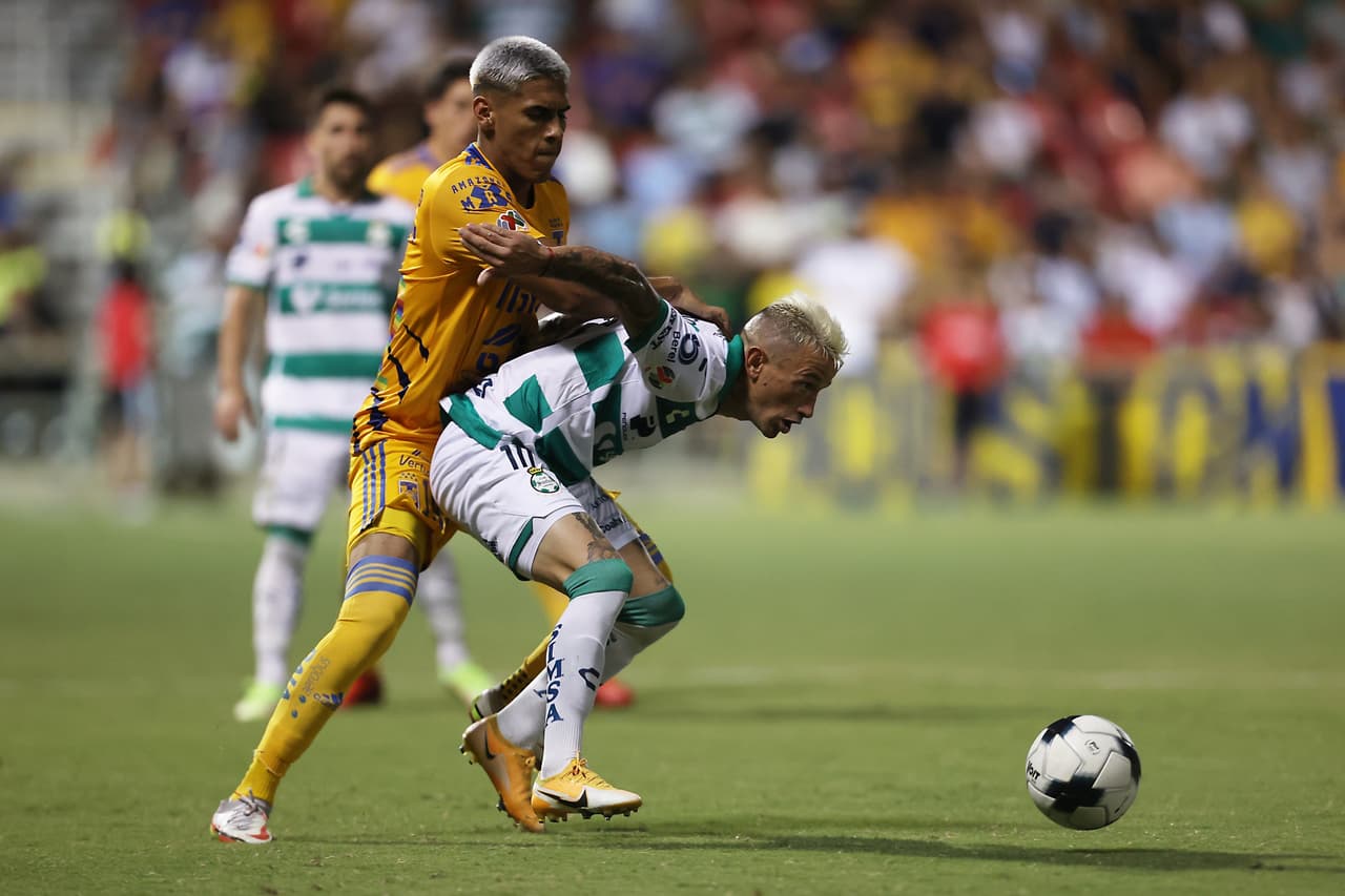 Con goles de Harold Preciado (doblete) y Correa, Santos derrotó a Tigres, que solo descontó gracias a Juan Pablo Vigón, en el partido amistoso de pretemporada.