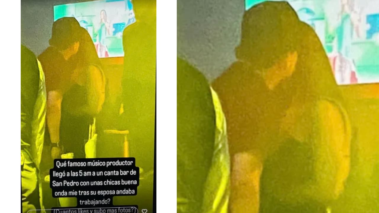 Cruz Martínez en un club nocturno.