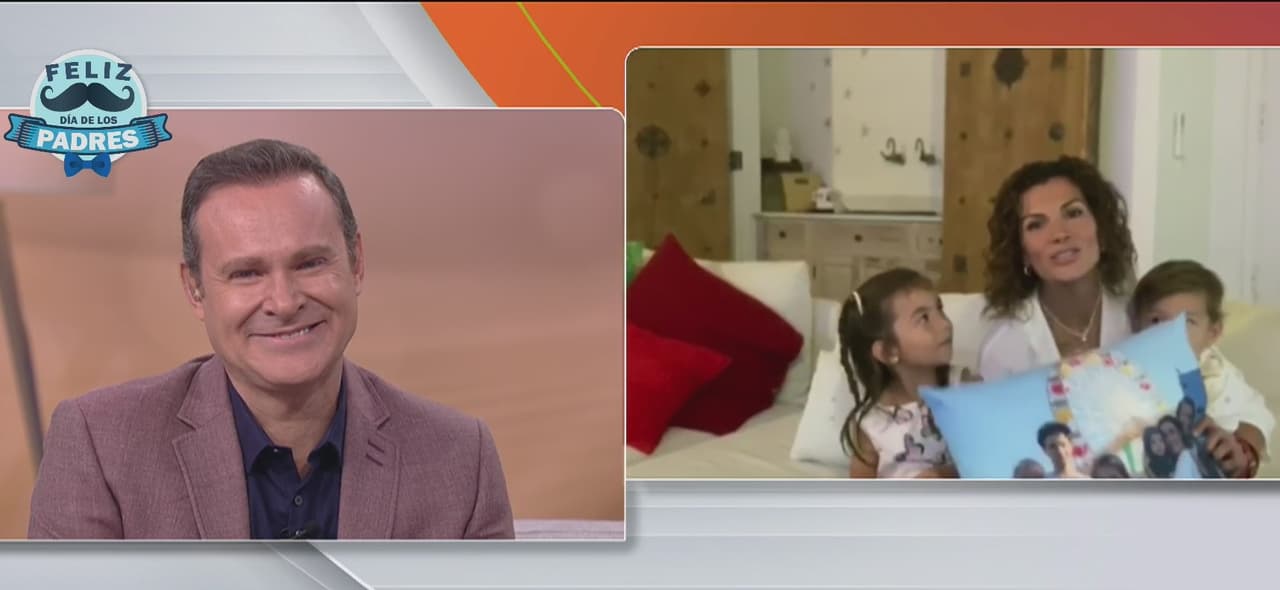 A Alan Tacher lo felicitamos en su día con una videollamada de su esposa Cristy y sus hijos. Su compañera de vida le expresó mucho amor por el maravilloso padre que ha sido.