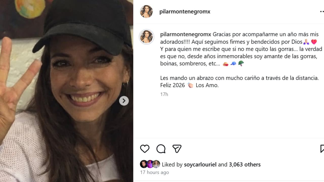Pilar Montenegro hizo esta nueva publicación desde la cuenta que está bajo su nombre en Instagram (no verificada por esa red social).